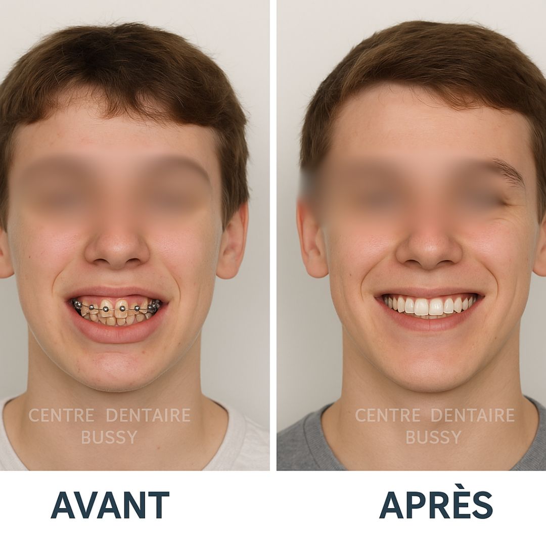 Avant / Après orthodontie cas 3